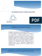 Audiencia de Conciliacion PDF