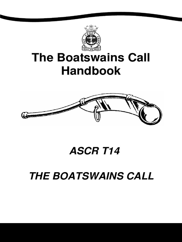 Boatswain Call Handbook PDF Officer (Armed Forces) Quartermaster