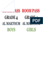 Room Pass