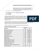 DIPPR Summary of Properties 2007 Rev PDF