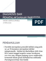 Diagnosis Dan Penatalaksanaan Parotitis
