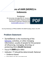 Surveilans of AMR (MDRO) in Indonesia: Kuntaman