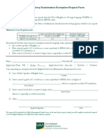 English Proficiency Examination Exemption Request Form