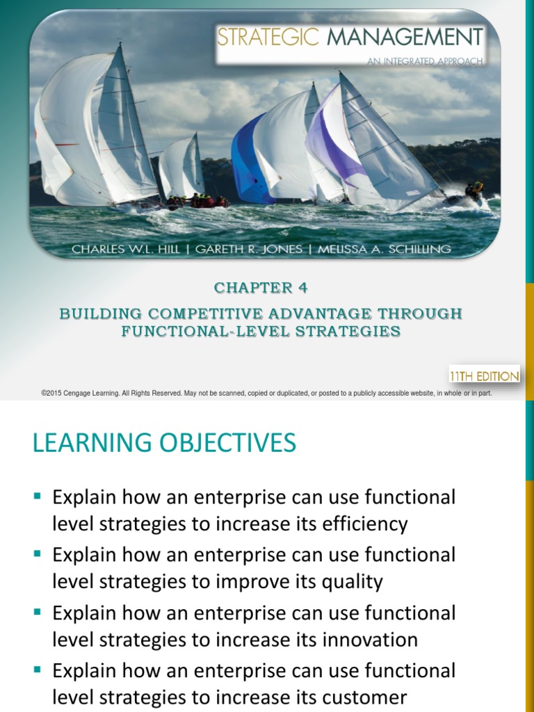 Hill and Jones Chapter 4 Strategy at Functional Level | PDF | Economies ...