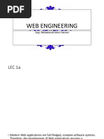 Web Engineering: Engr. Muhammad Umer Haroon