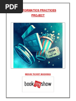 Informatics Practices Project: Movie Ticket Booking