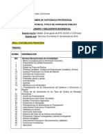 Examen de Suficiencia Profesional para Optar El Titulo de Contador Público