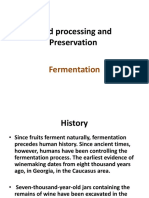 Fermented Food History and Production Techniques