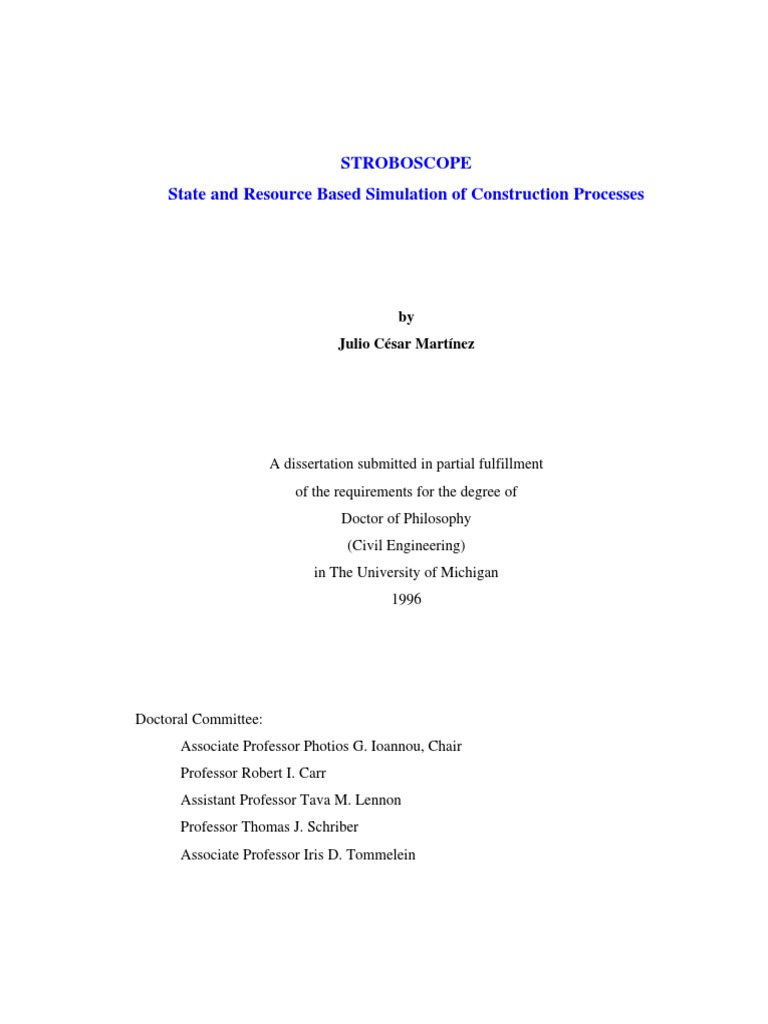 Thesis Stroboscope PDF Simulation Programming Language
