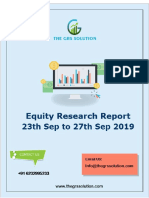 The Grs Solution Weekly Equity Report 23 September 2019