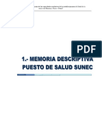 Memoria Descriptiva Sunec