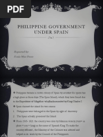 Philippine Government Under Spain