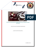 Etapa de Inestigacion Formalizada en El Proceso Penal Mexcano