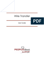 Wire Transfer: User Guide