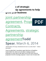 Strategic Partnerships-5 Types