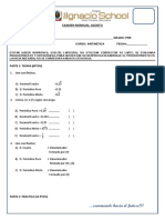 Examen Mensual - Pre - Aritmetica