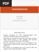 Randomization: Preeti Punia 12ECP035 VLSI Design (3 Semester)