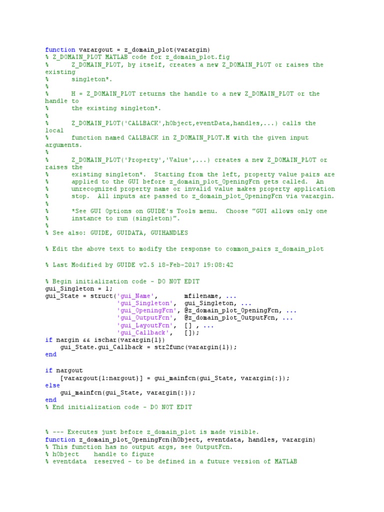 Gui Code of Z Transform | PDF | Object (Computer Science) | String ...