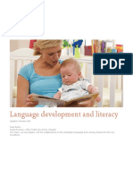 Language Development and Literacy