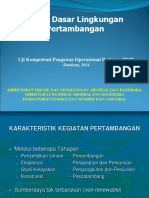 Dasar - Dasar Lingkungan Pertambangan