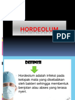 HORDEOLUM: PENYEBAB, GEJALA DAN PENANGANANNYA