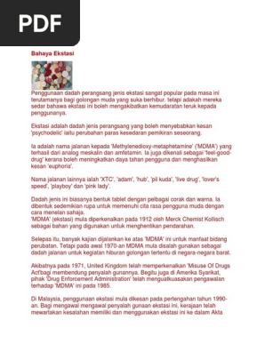 Bahaya Ekstasi Pdf