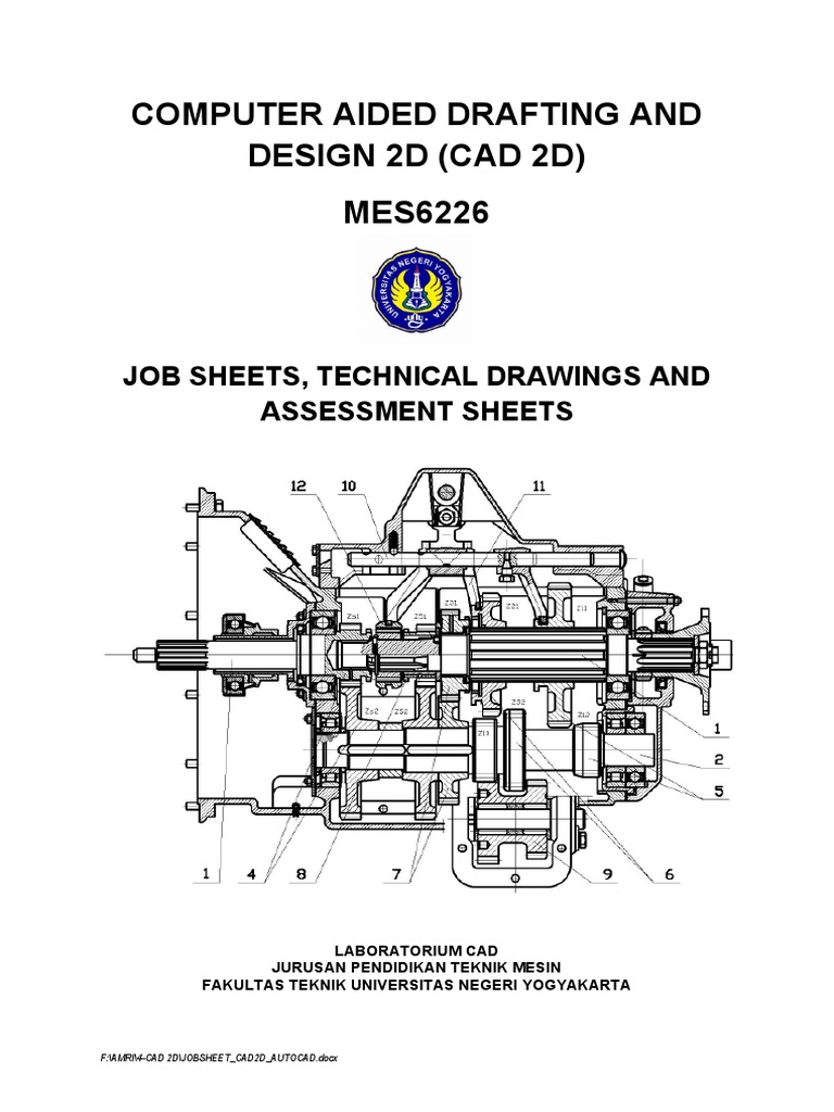 Jobsheet Cad2d Autocad PDF | PDF