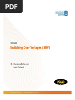 Switching Over Voltages (SOV) : Training