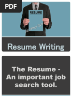 Resume Writing Powerpoint