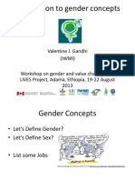 Introduction To Gender Concepts