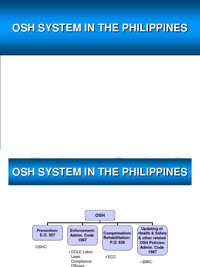 Philippine Occupational Safety Framework | PDF | Occupational Safety ...