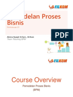 Pemodelan Proses Bisnis: Pertemuan 01