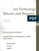 Blockchain Technology: Bitcoin and Beyond