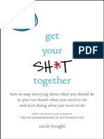 Get Your Shit Together by Sarah Knight PDF