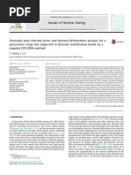 Unsteady-state Thermal Stress and Thermal Deformation Analysis for a Pressurizer Surge Line Subjected to Thermal Stratification Based on a Coupled CFD-FEM Method