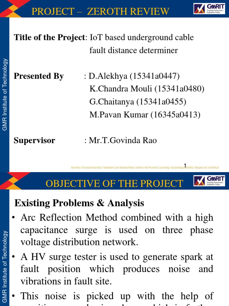 Project Zeroth Review PPT Template PDF Electrical Engineering