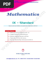 9th STD Mathematics EM Sample Materials 2019 PDF