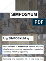 Simposyum at Kumperensya