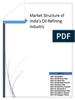Market Structure of India's Oil Refining Industry: Group - 2