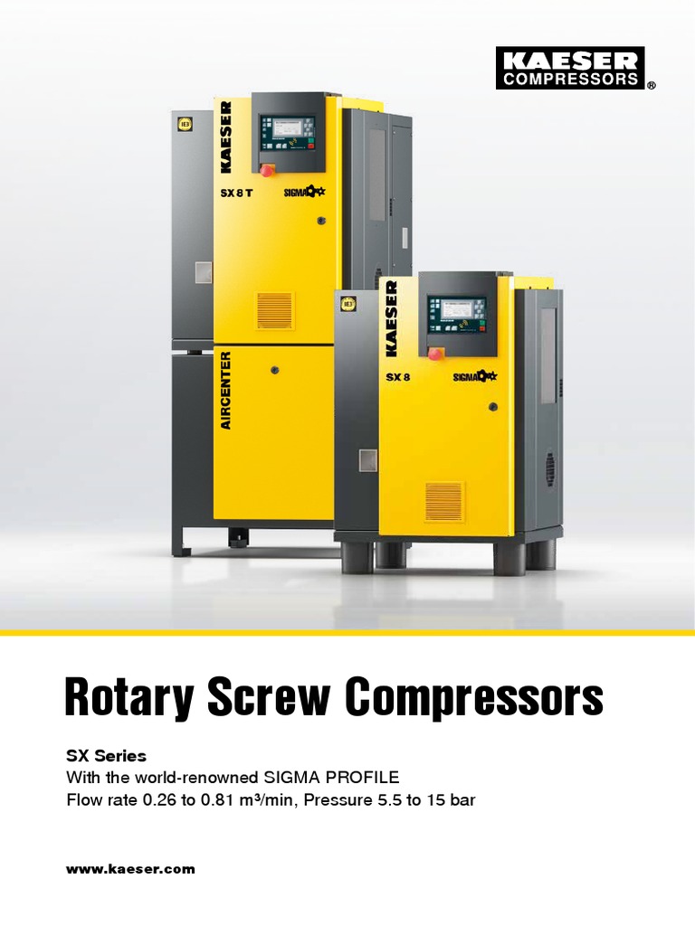 KAESER SX Series Compressor Overview | PDF | Energy Conservation | Valve