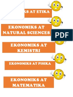Ekonomiks at Natural Sciences