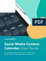 Social Media Calendar