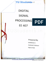 EE407 M1-Digital Signal Processing-Ktustudents - in