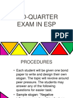 Mid-Quarter Exam in Esp
