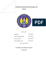 Dampak Globalisasi. Kelompok 10. Kimia B 2018