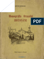 Monografia Orasului Botosani PDF