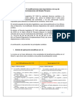 Estas Son Las 10 Modificaciones Más Importantes A La Ley de Contrataciones Del Estado Peruano