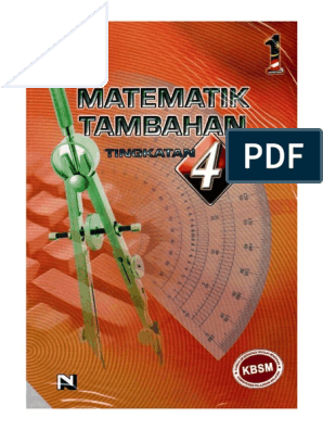 Buku teks add math tingkatan 4 kssm