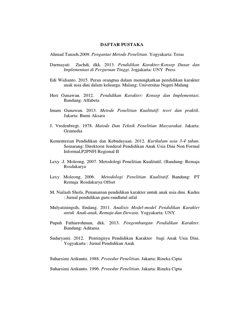 Implementasi Di Perguruan Tinggi Jogjakarta Uny Press Daftar Pustaka