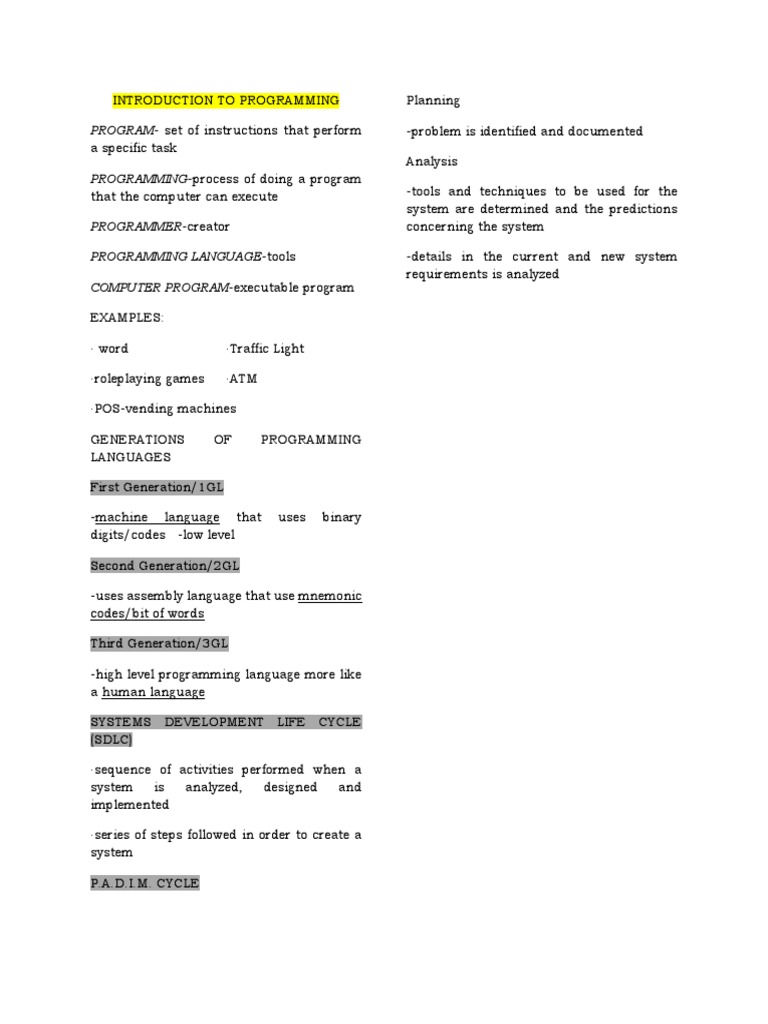 PROGRAM-set of Instructions That Perform | PDF | Art | Computers